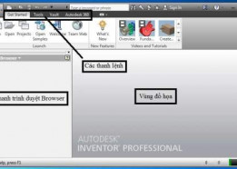 Tự học Autodesk Inventor_Bài 2 Tạo file mớ và file có sẳn trên Inventor